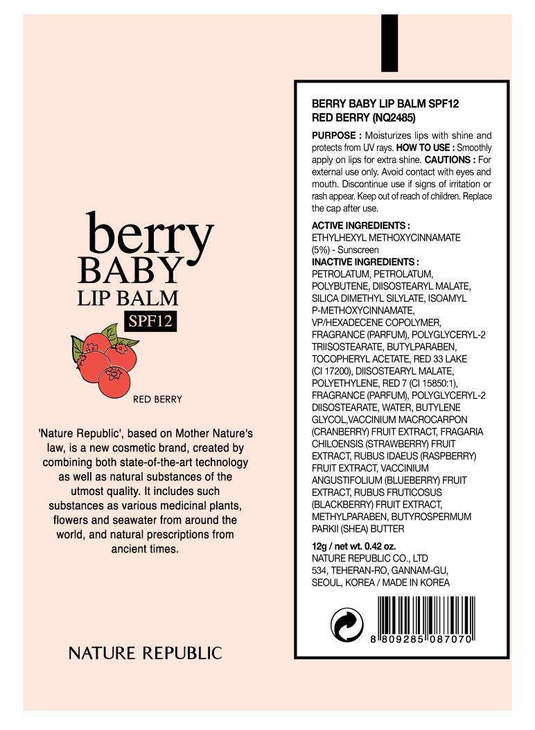 BERRY BABY LIP BALM RED BERRY